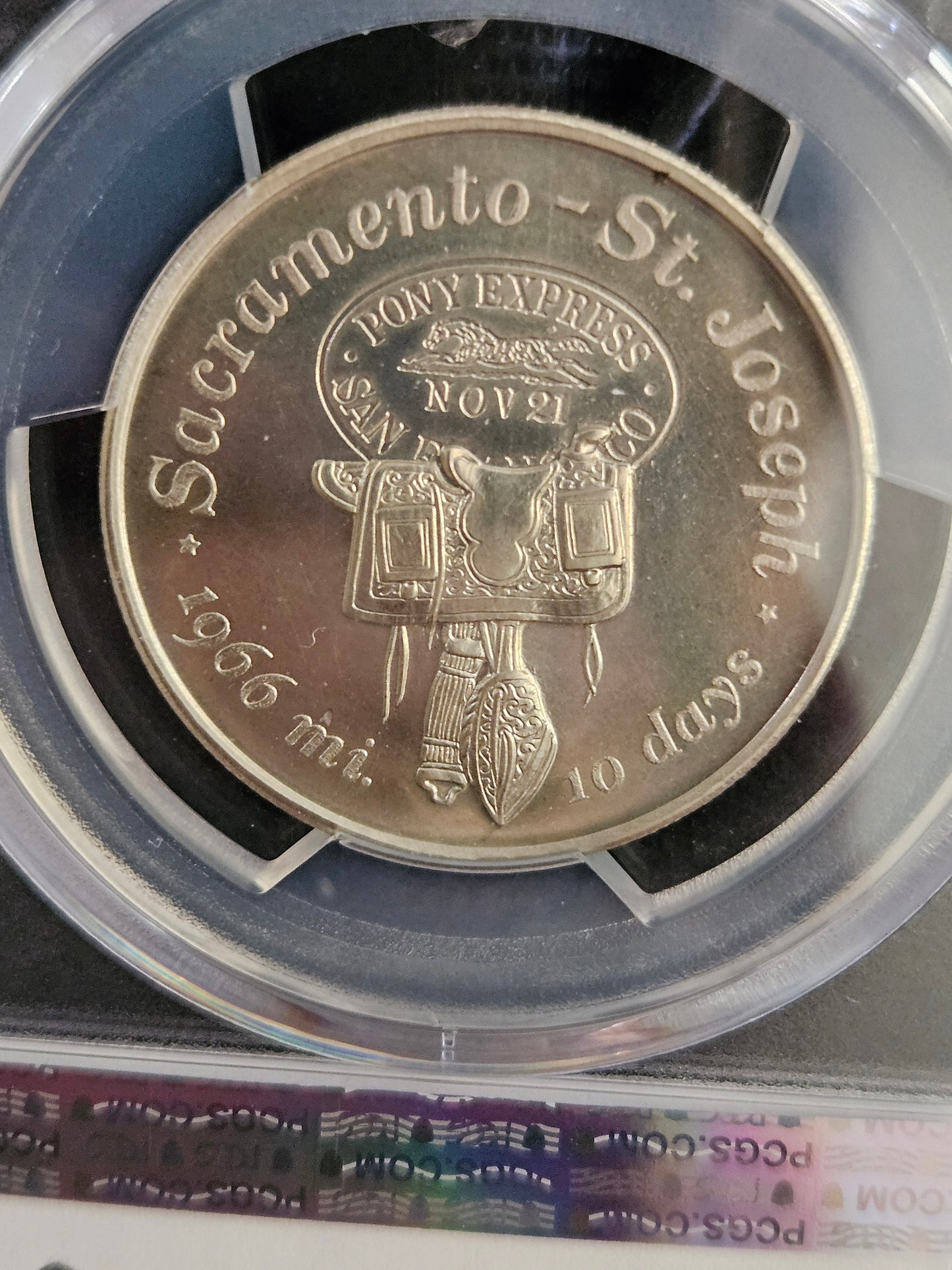 1960 Pony Express Half Silver Dollar