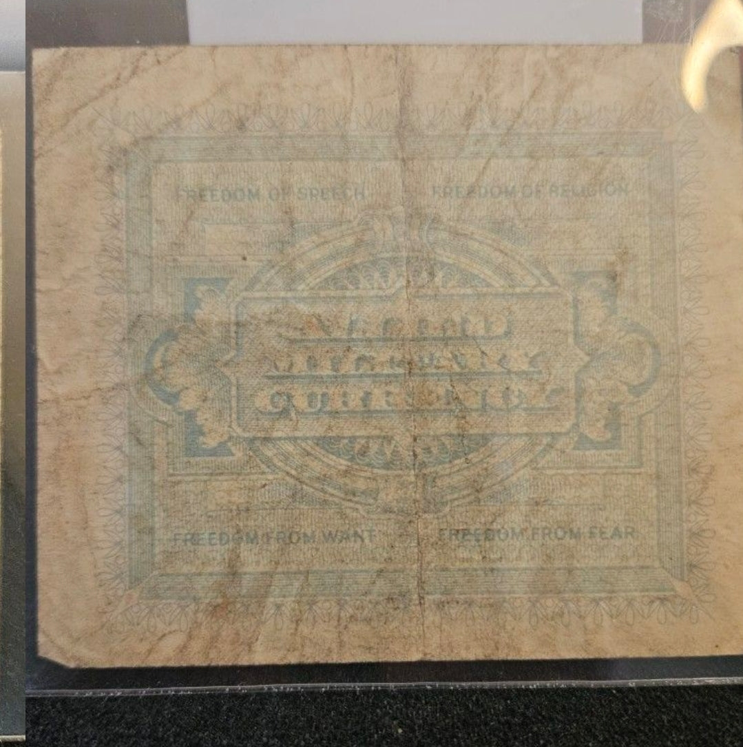 1943 WW2 Allied MIlitary Currency