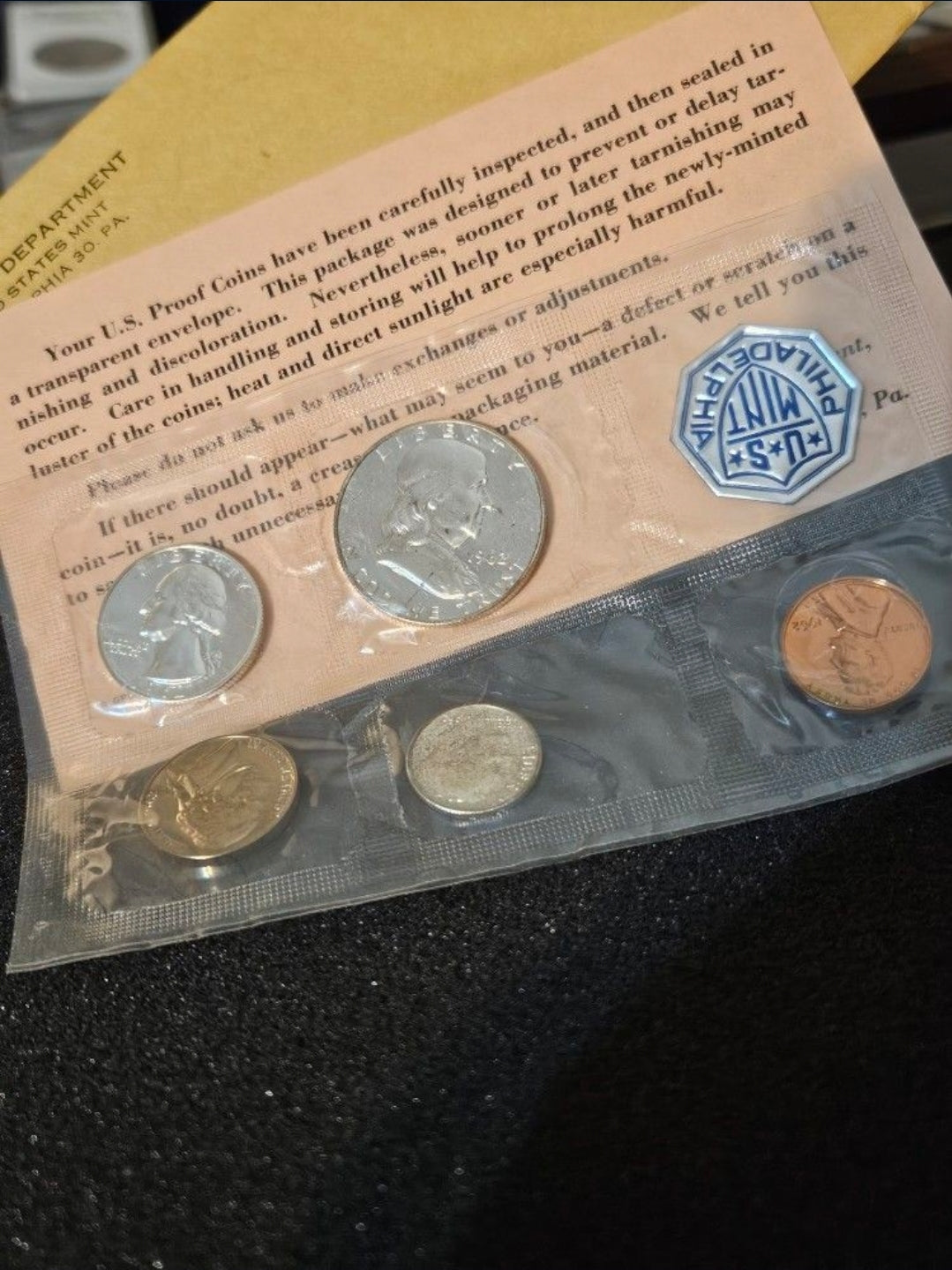 1962 U.S. Mint coins