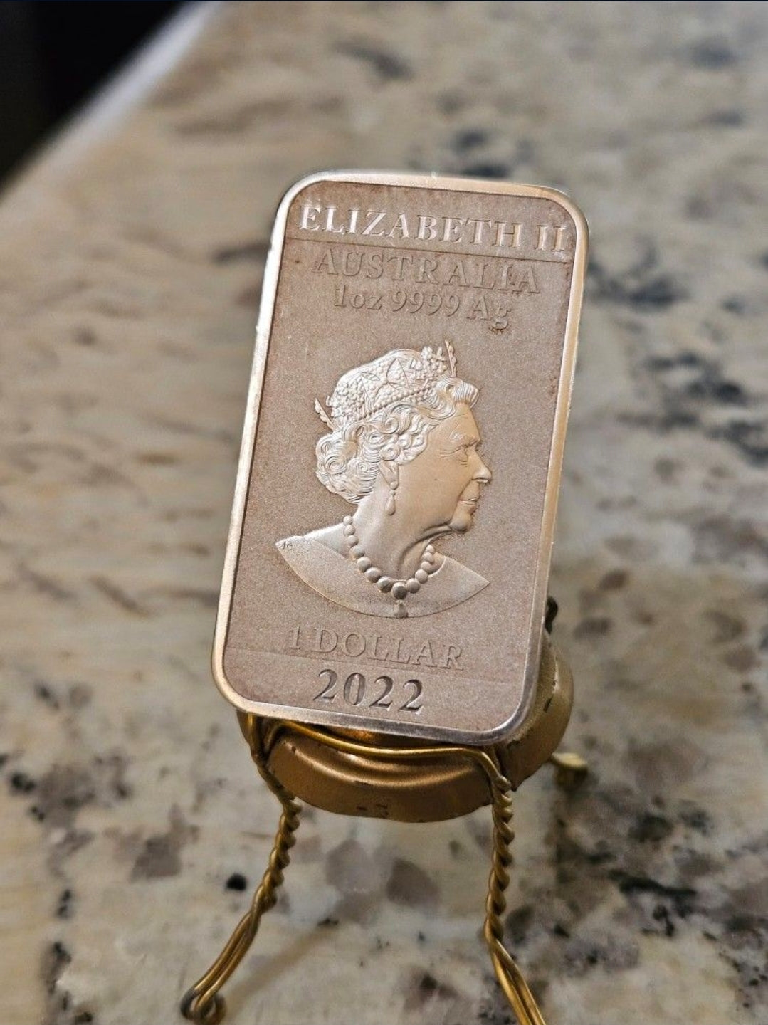2022 Dragon silver bar