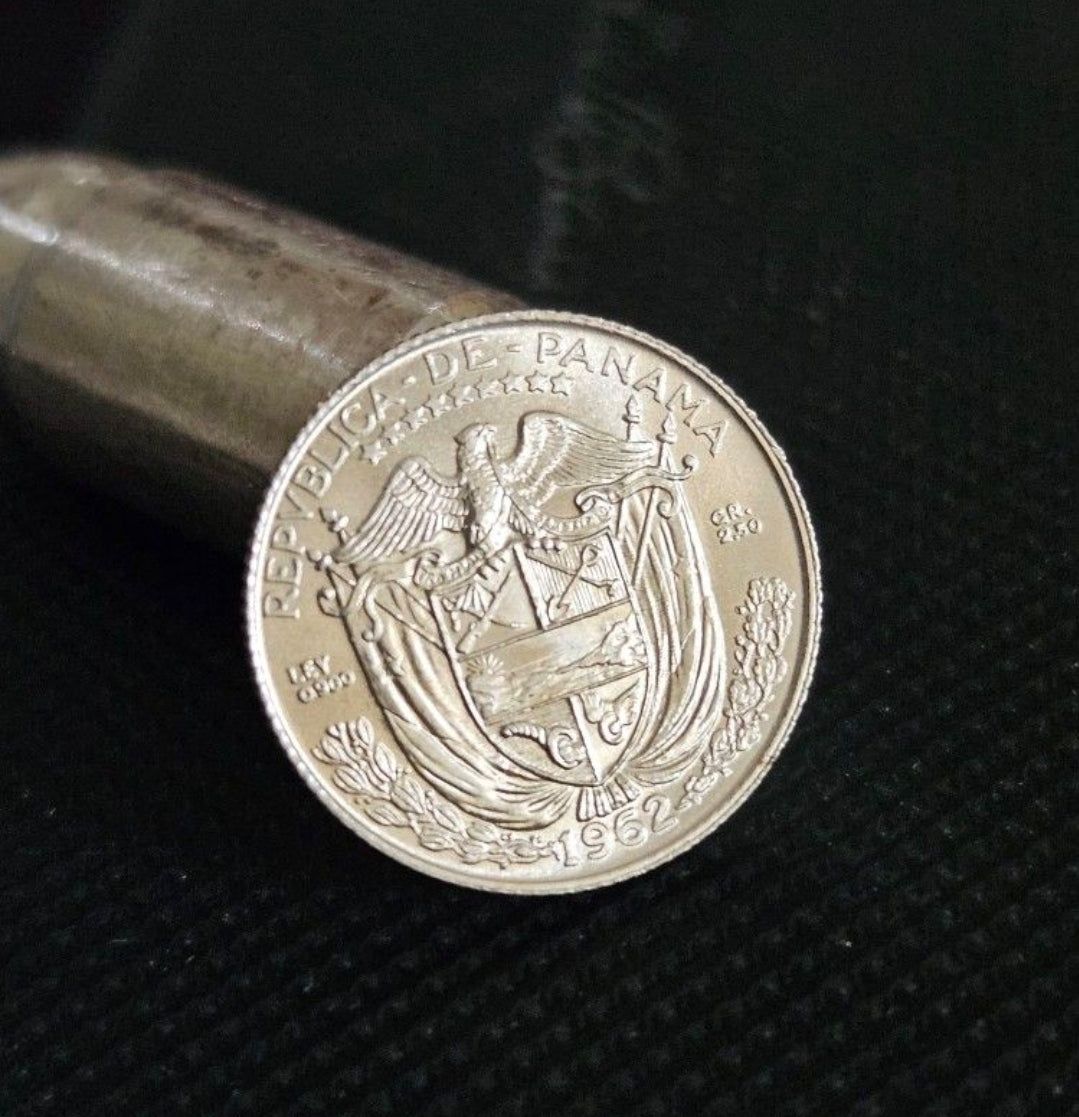 1962 Panama Silver Coin 10c