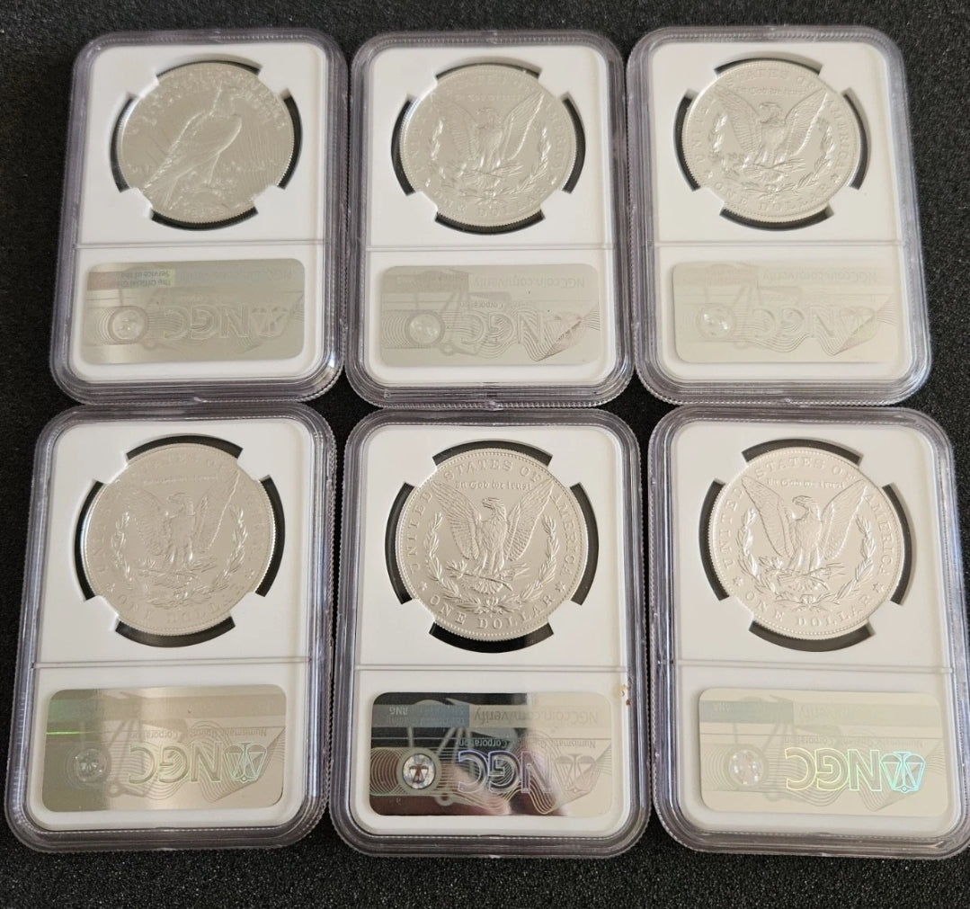 2021 Morgan set & Peace Dollar