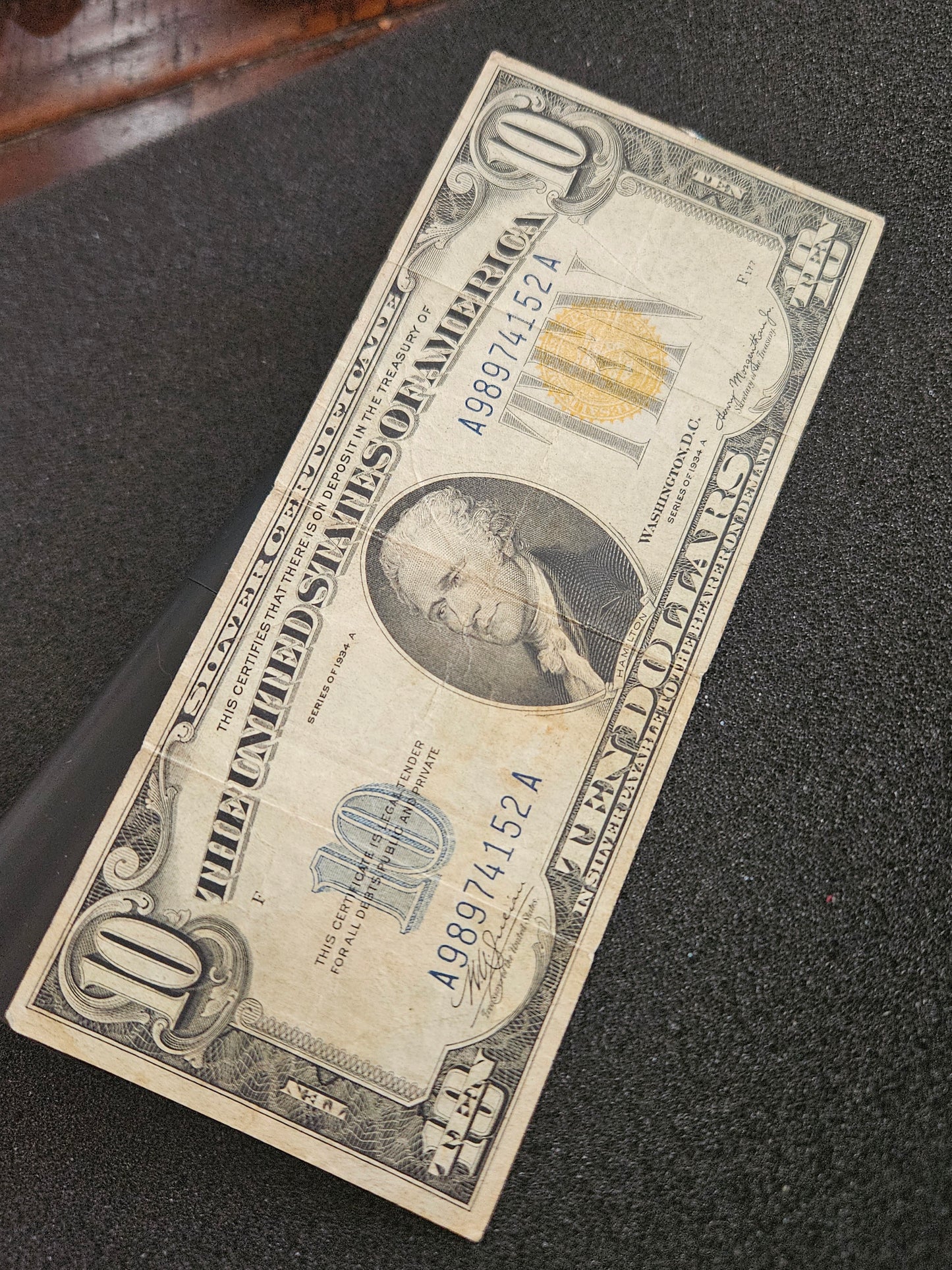 1934A North Africa $10 Note