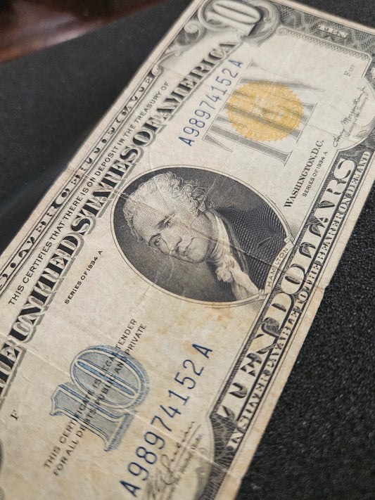1934A North Africa $10 Note