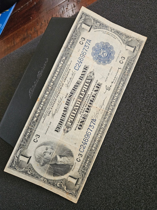1918 $1 National Currency