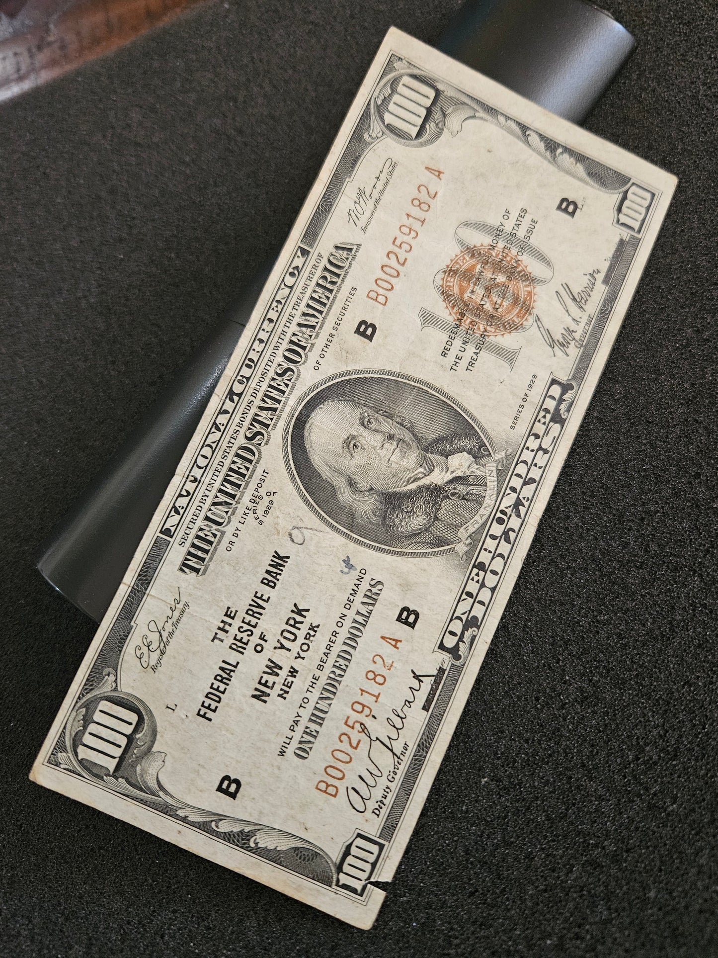 1929 $100 National Currency