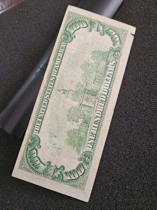 1929 $100 National Currency