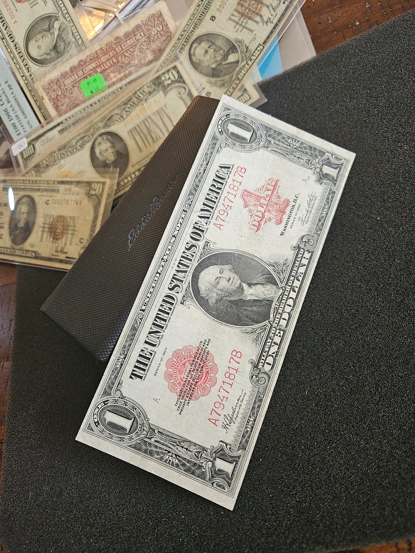 1923 $1 Red Seal "Horse Blanket "