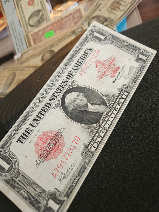 1923 $1 Red Seal "Horse Blanket "