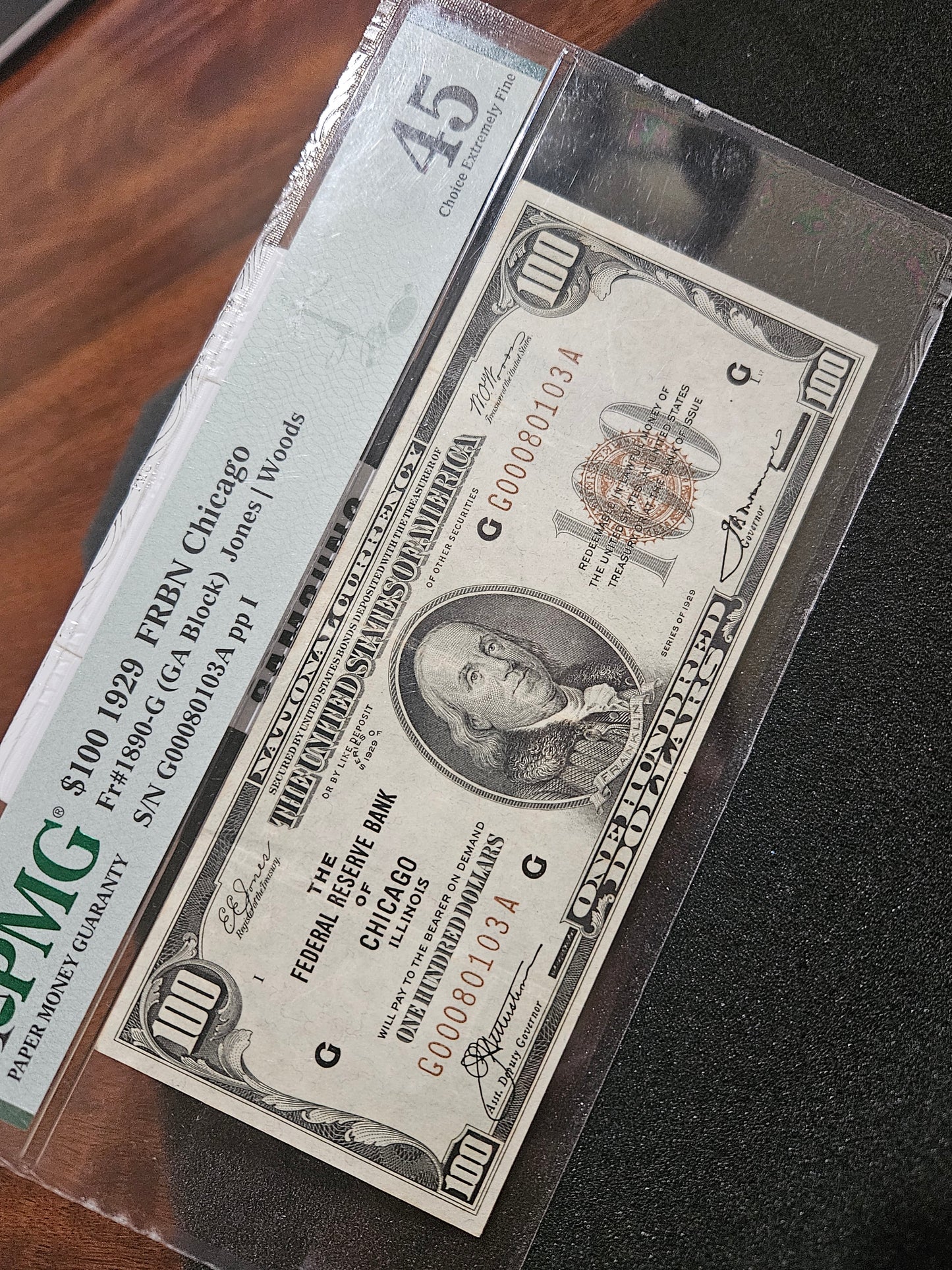 1929 $100 Chicago
