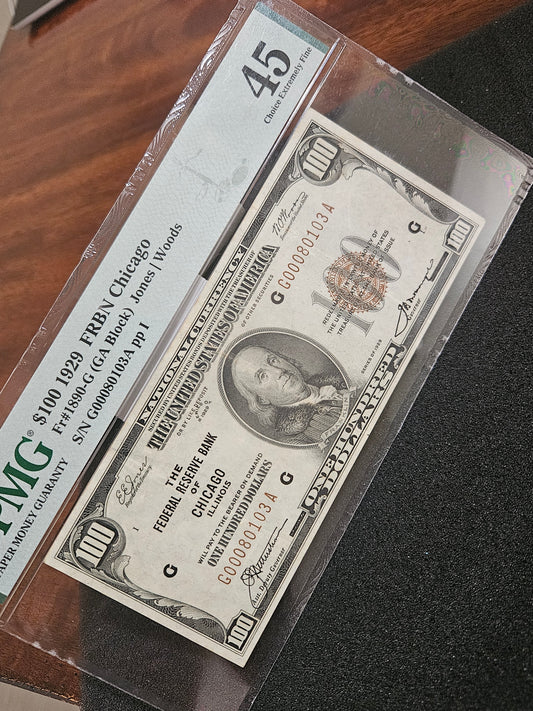 1929 $100 Chicago