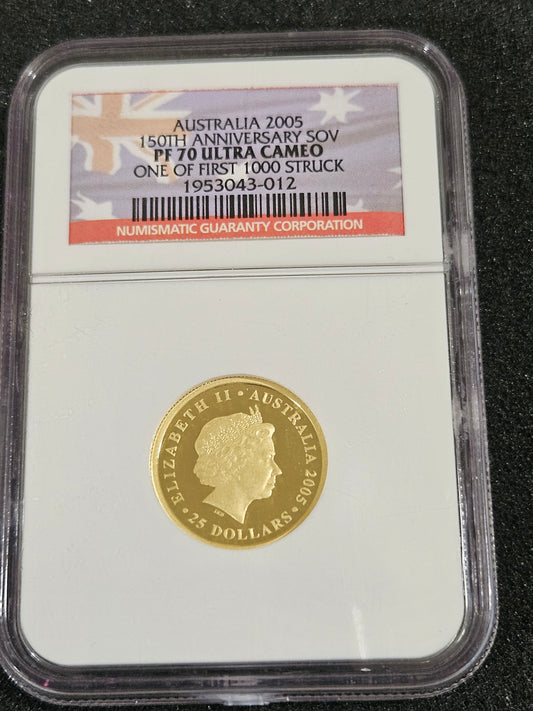 2005 Australia $25 gold coin
