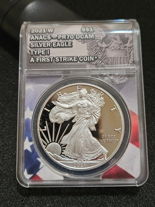 2021 W American Silver Eagle DCAM