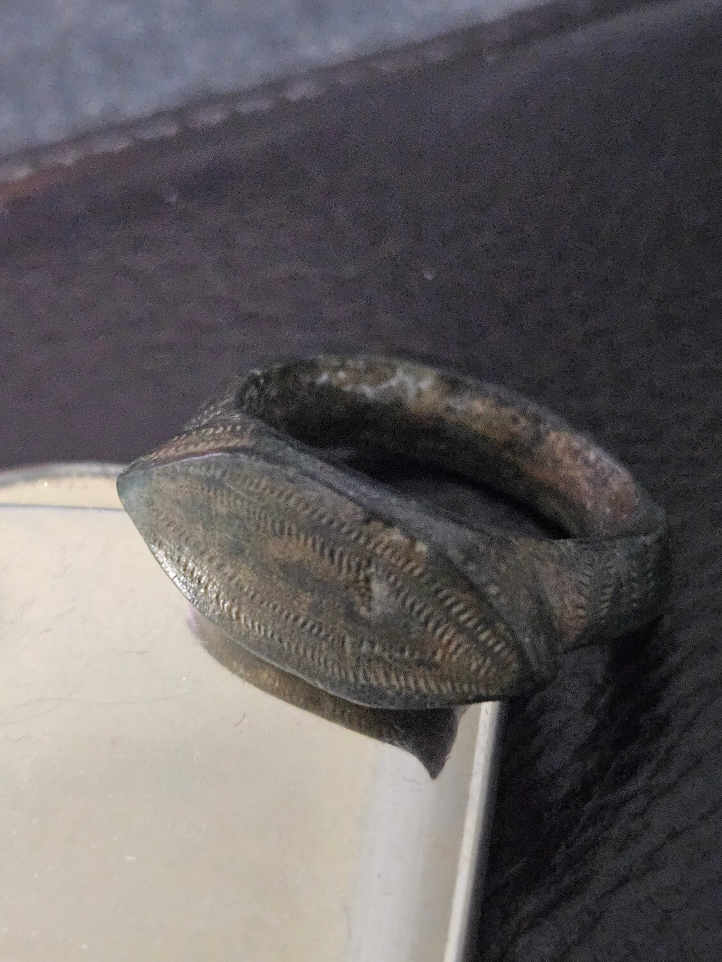 Ancient Roman Empire Bronze Ring Year 27 BC-476 AD.