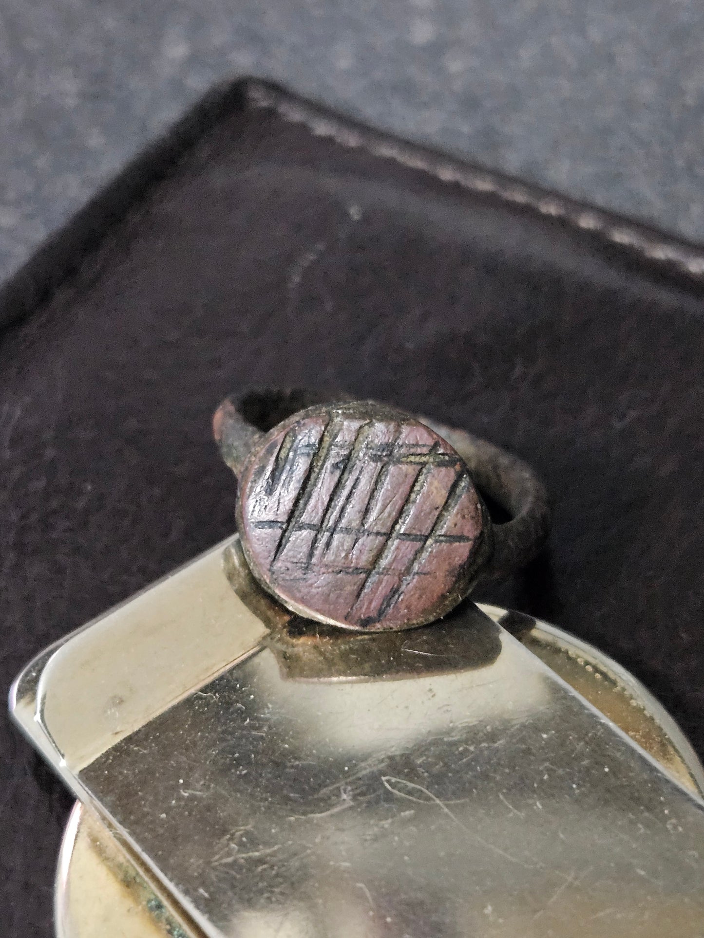 Ancient Roman Empire Bronze Ring Year 27 BC-476 AD.