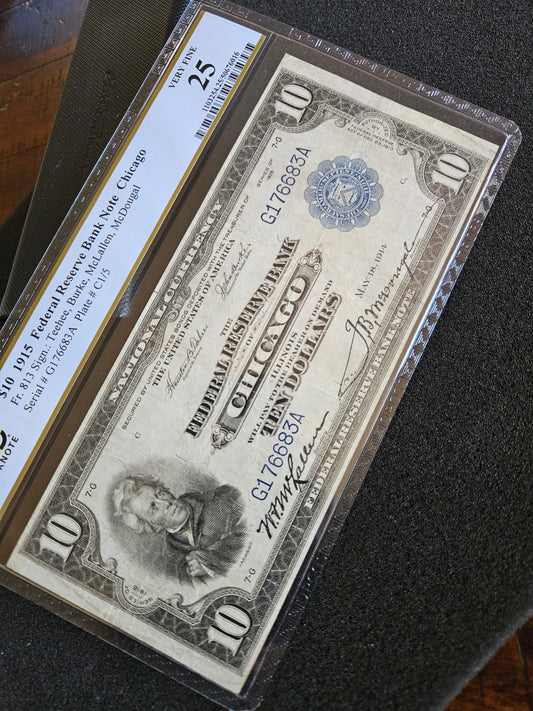 1915 Federal Reserve Bank Note Chicago