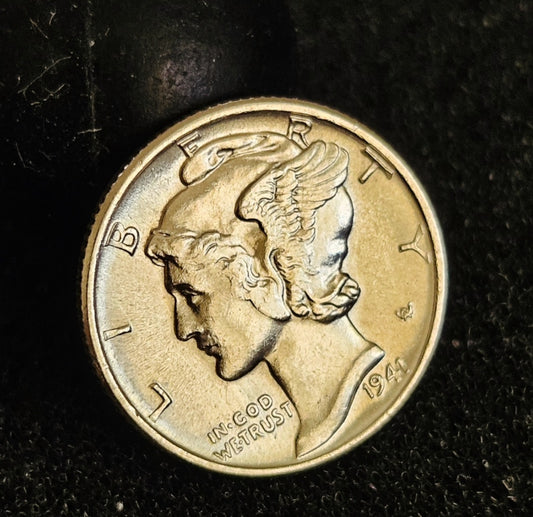 1941 Mercury Dime