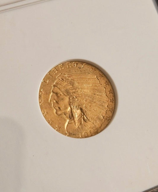 1910 $2.5 gold coin