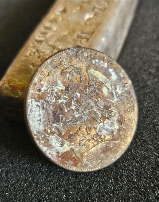 1880 Mexican 8 Reales Silver Coin