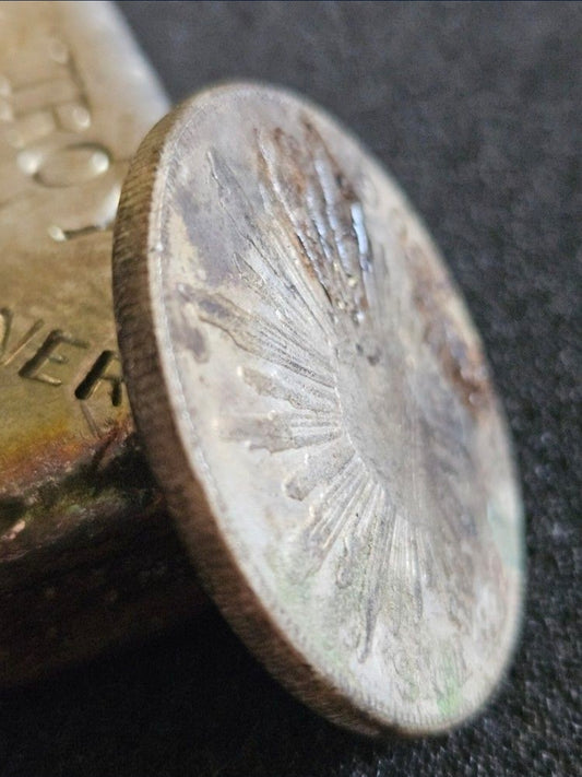 1880 Mexican 8 Reales Silver Coin