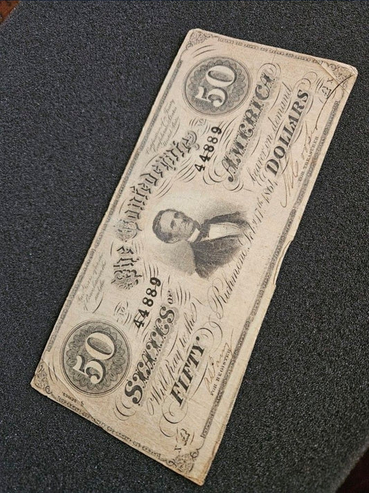 1864 Confederate State of America $50