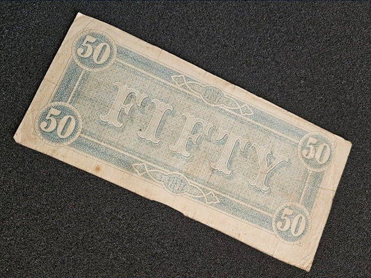 1864 Confederate State of America $50