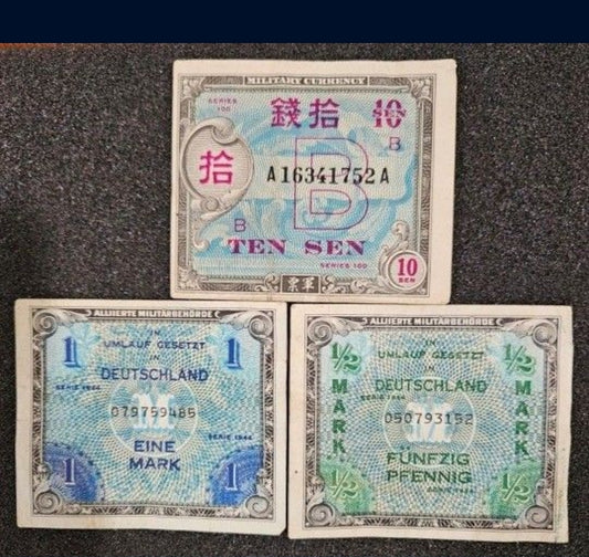 WW2 Military Currency