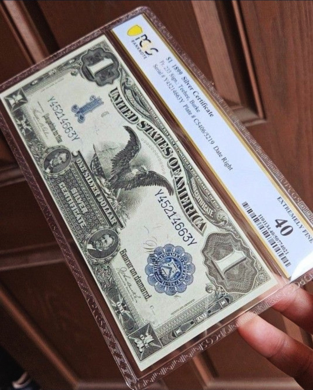 1899 $1 silver certificate