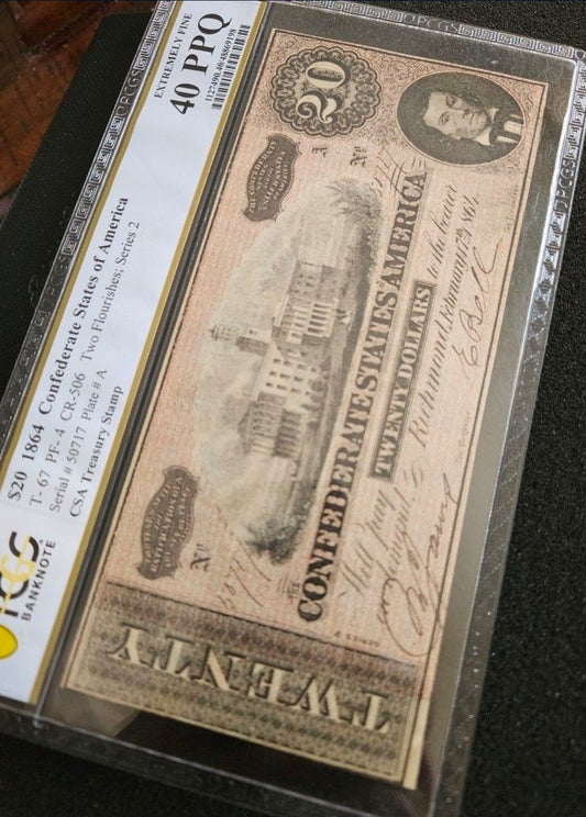 1964 $20 Confederate note