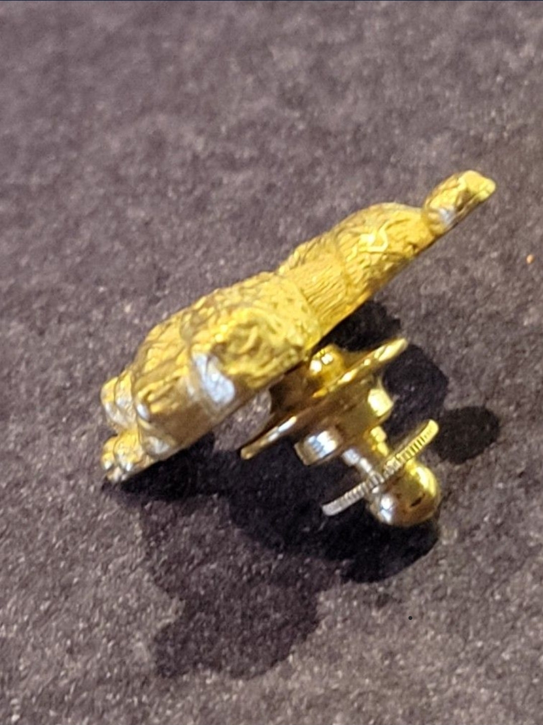 Poodle shirt pin