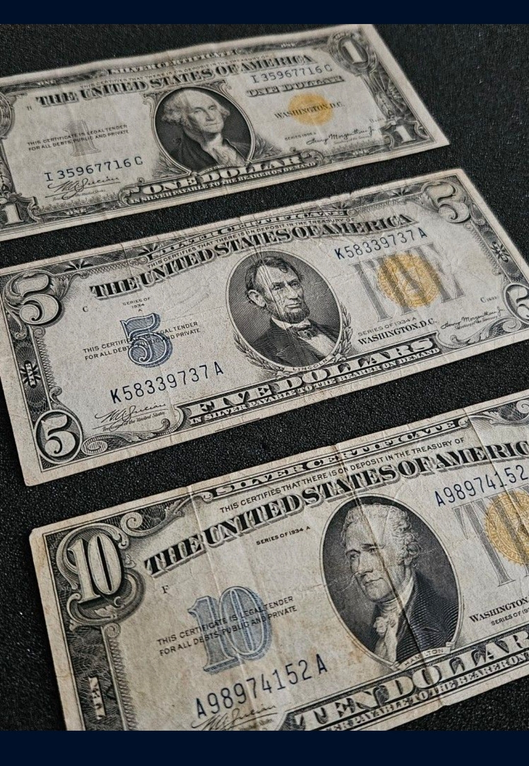 1934A North Africa Silver certificates