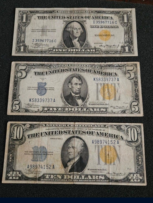 1934A North Africa Silver certificates