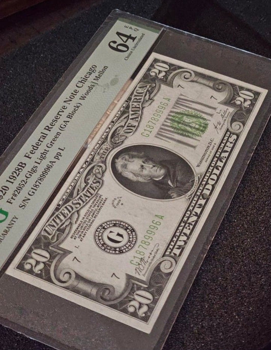 1928B $20 Federal Reserve Note Chicago