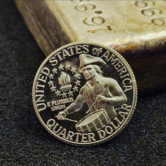 1976 Drummer Boy Proof 25c