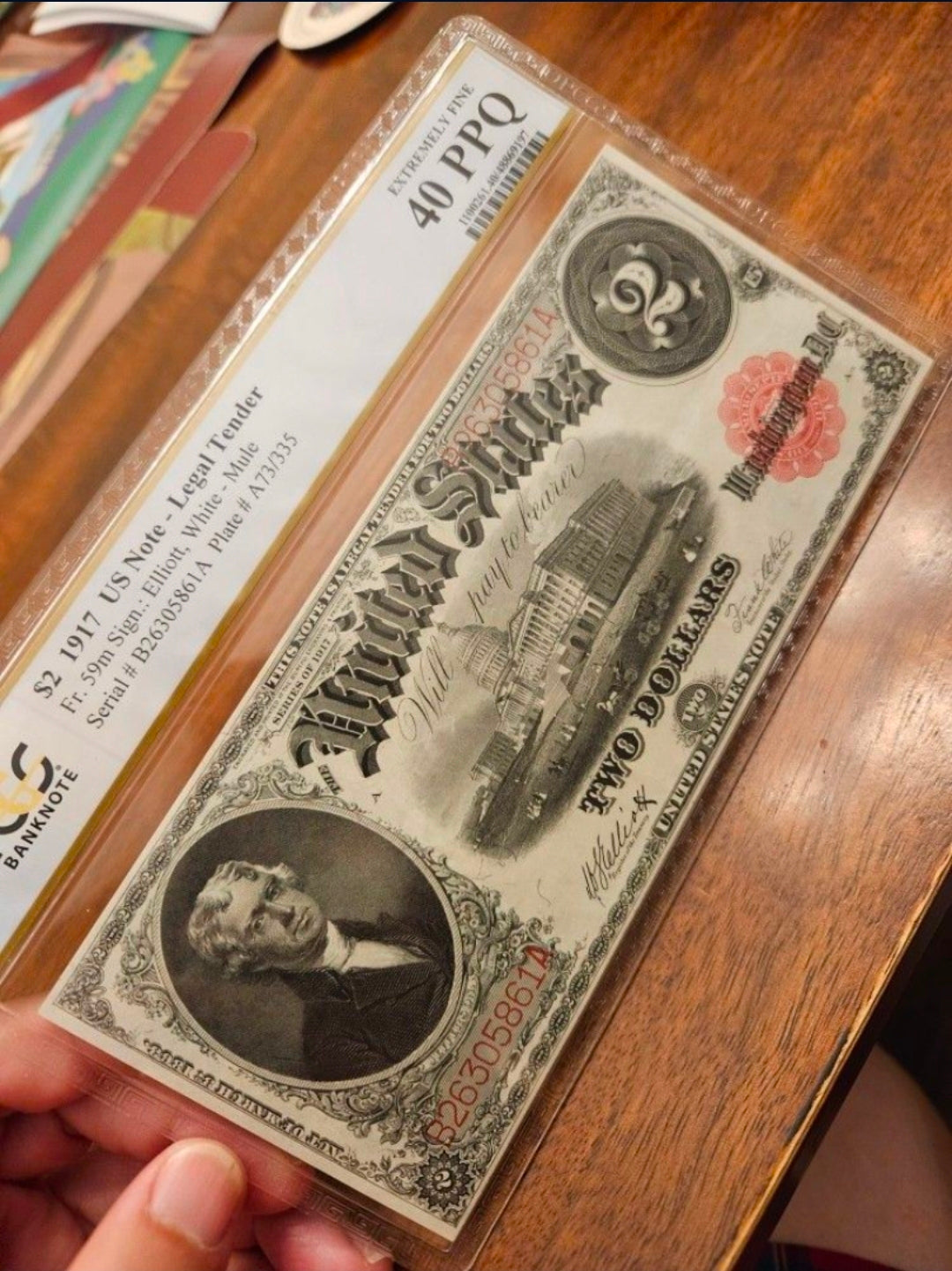 1917 $2 Legal Tender