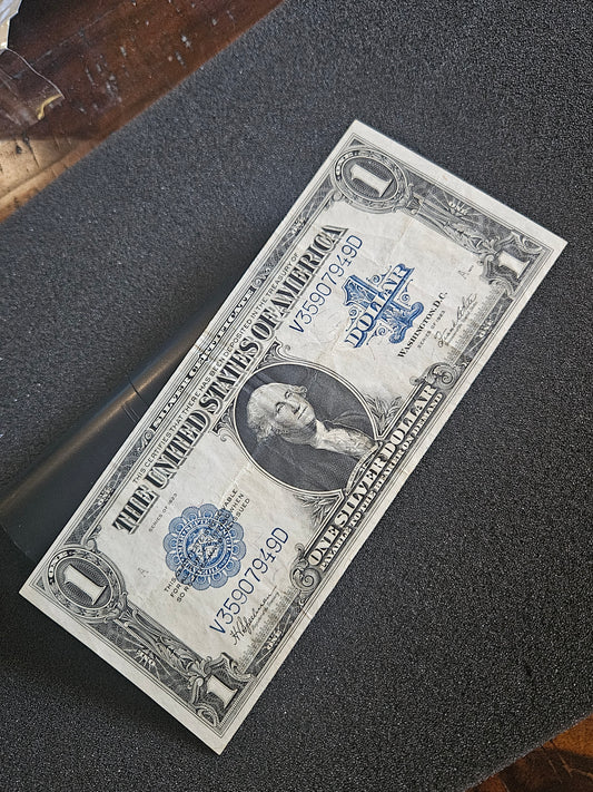 1923 $1 Blue seal