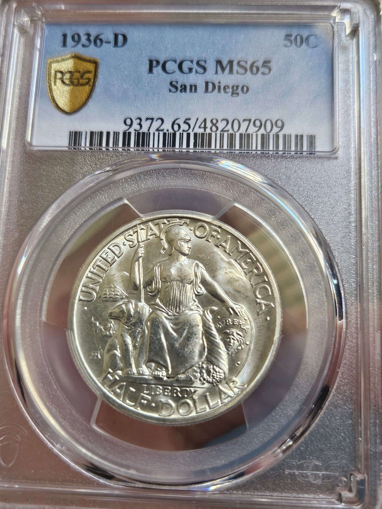 1936-D Half Dollar San Diego