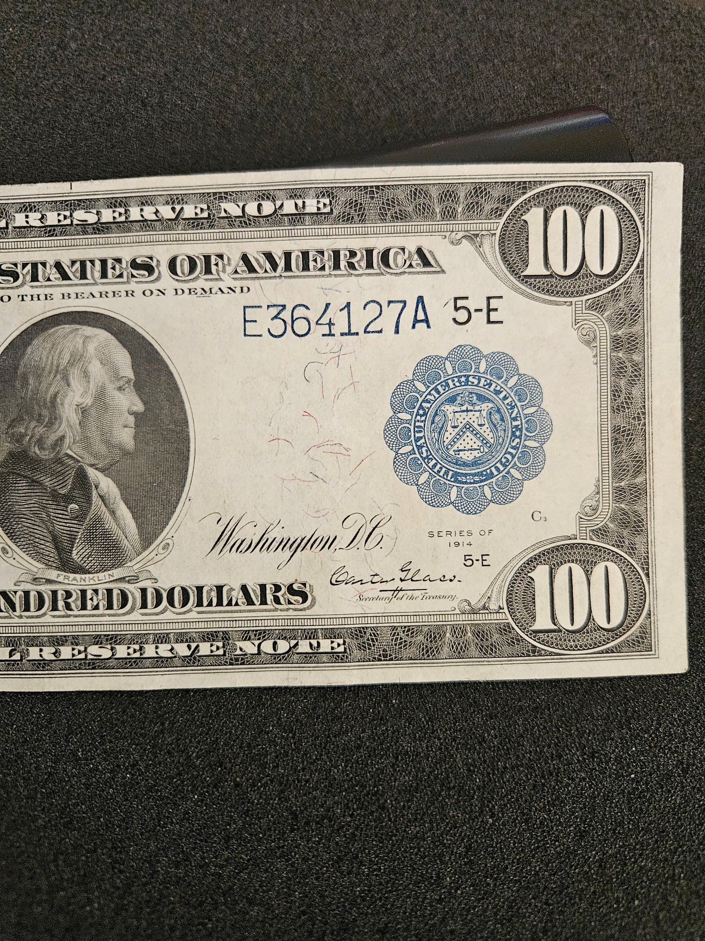 1914 $100 Federal Reserve Note FR ( 1101 )