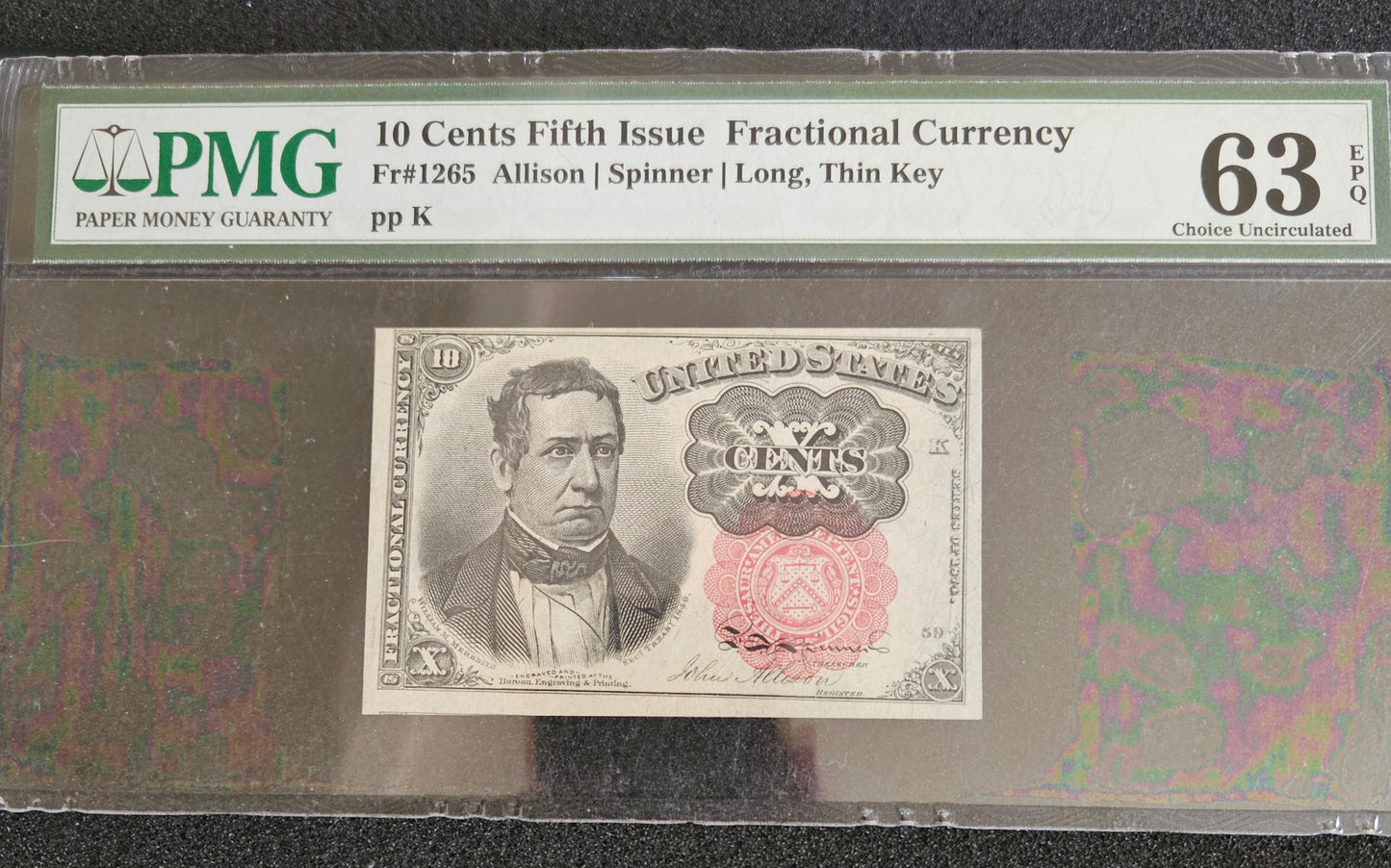 Fractional Currency 10c 5th issue