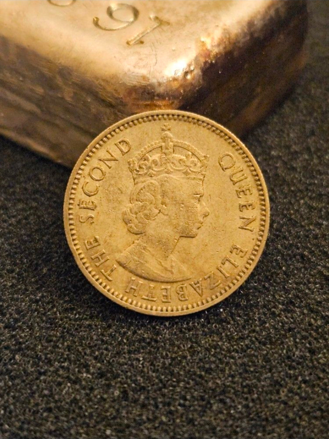 1958 Hong Kong 10 Cents