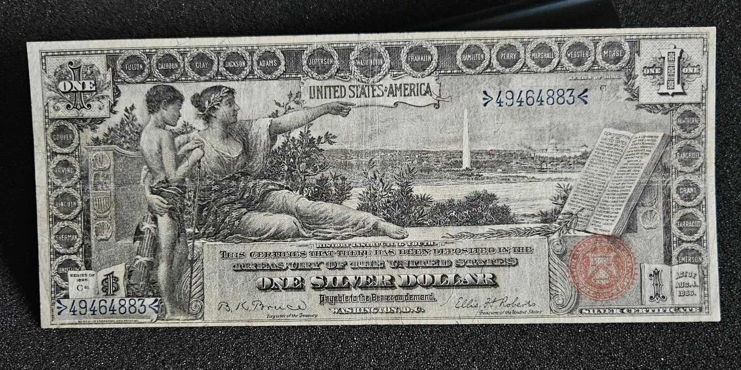1896 $1 Silver certificate