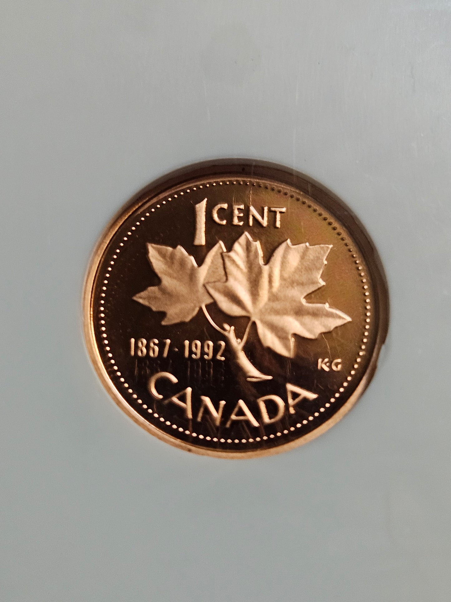1992 Canadian Cent