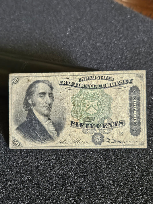 1873 U.S. Fractional 50c