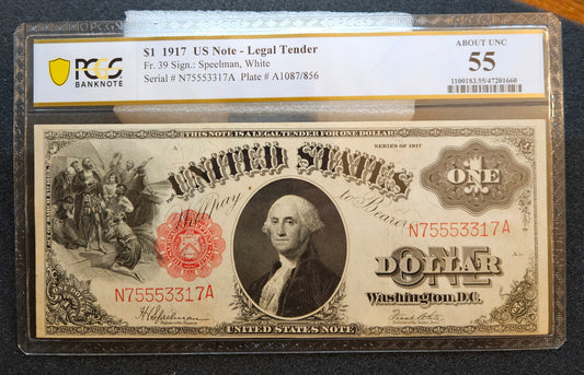 1917 $1 Legal Tender