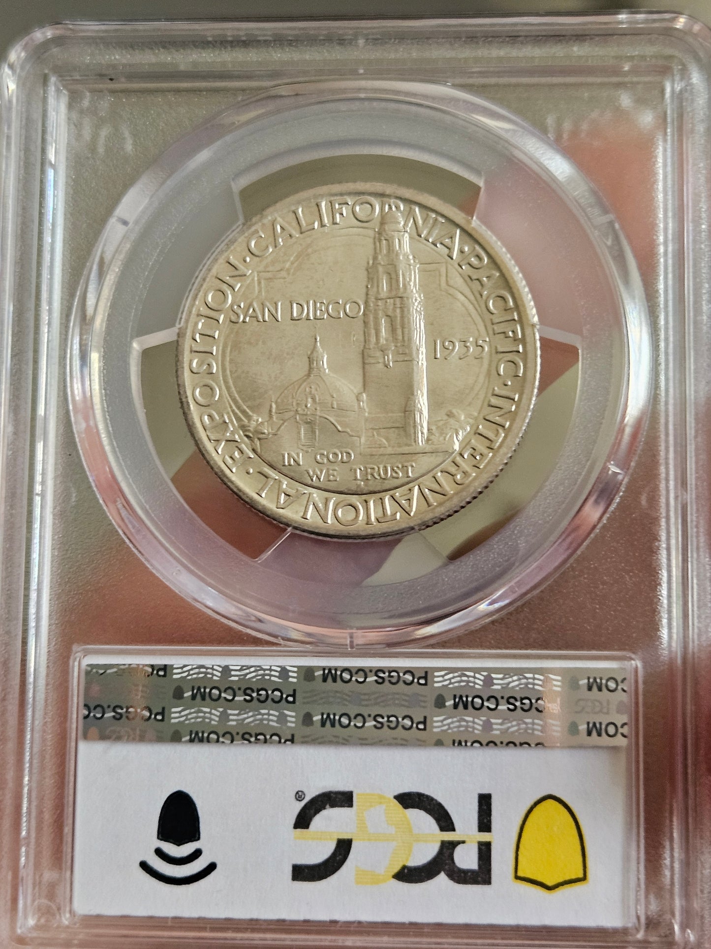 1935 S 50c San Diego Commemorative  .