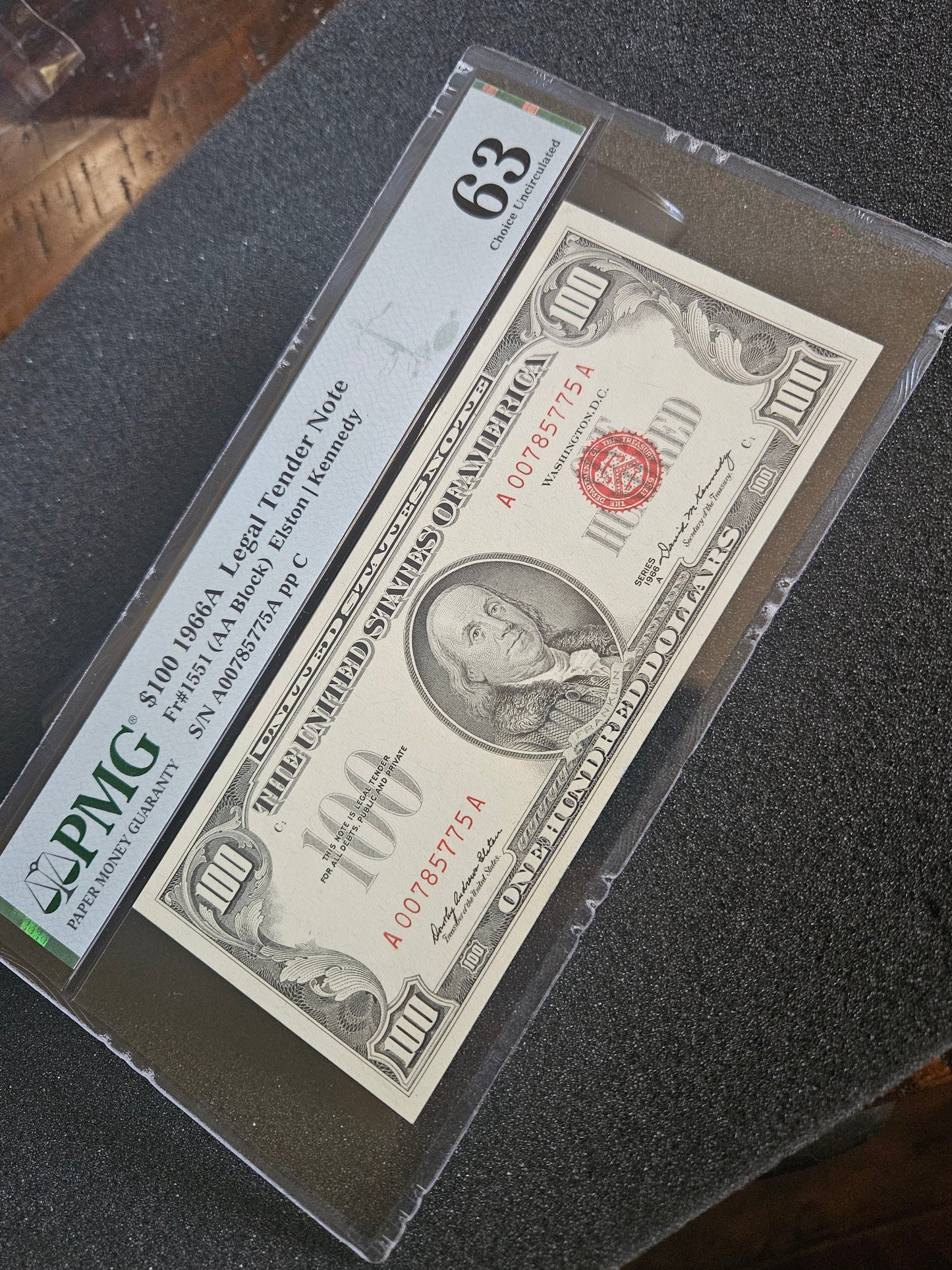 1966A $100