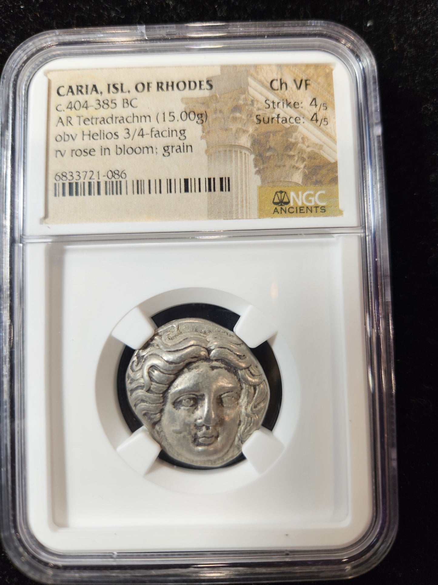 Caira , ISL of Rhodes C404 - 385 BC