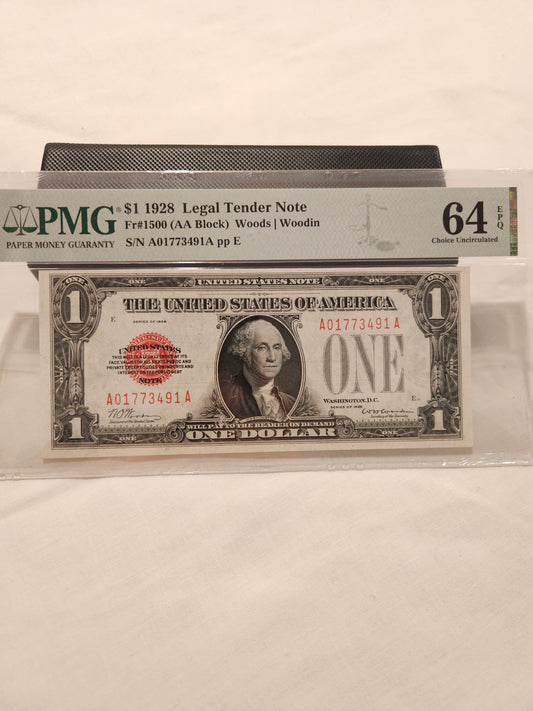 1928 $1 Red Seal