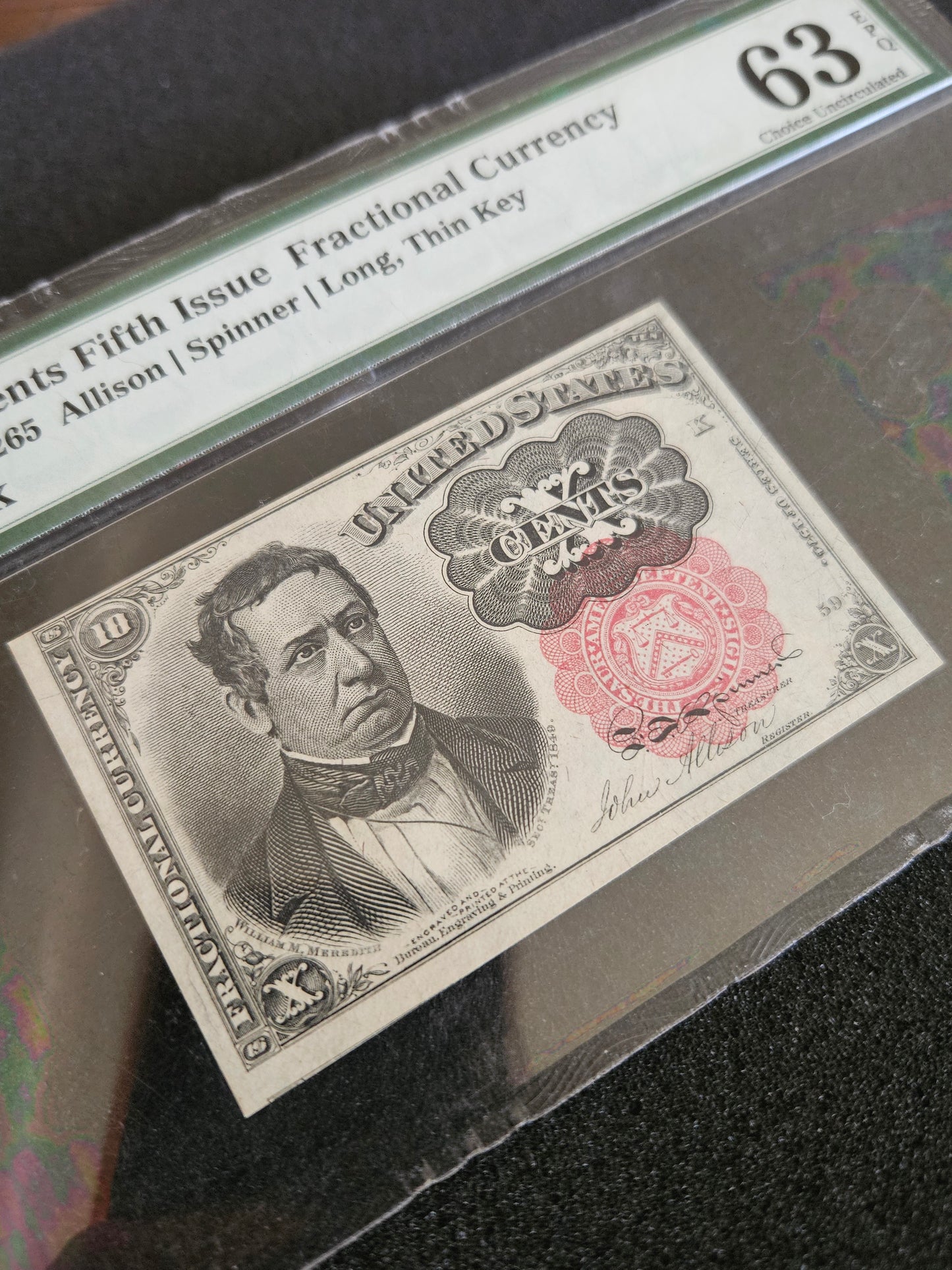 Fractional Currency 10c 5th issue