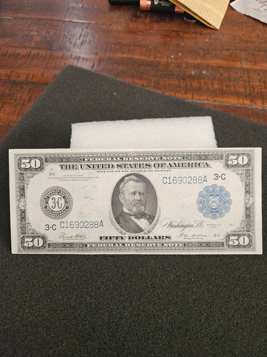 1914 $50 Federal Reserve Note FR 1035